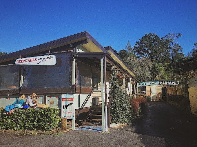 Okere Falls Store and Craft Beer Garden is a dog-friendly dining venue in Rotorua