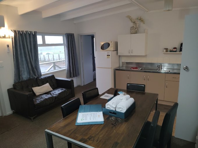 Inside a dog-friendly room at Rotorua Hideaway, a dog-friendly accommodation in Rotorua